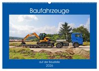Produktbild: Baufahrzeuge auf der Baustelle (Wandkalender 2026 DIN A2 quer), CALVENDO Monatskalender