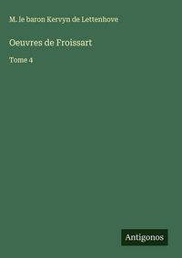 Produktbild: Oeuvres de Froissart
