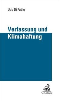 Produktbild: Verfassung und Klimahaftung