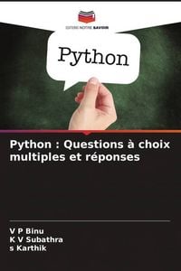 Produktbild: Python : Questions &agrave; choix multiples et r&eacute;ponses