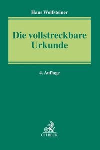 Produktbild: Die vollstreckbare Urkunde