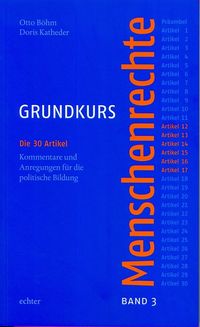 Produktbild: Grundkurs Menschenrechte / Grundkurs Menschenrechte - Band 3: Artikel 12-17