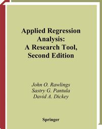 Produktbild: Applied Regression Analysis