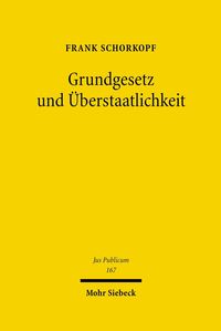 Produktbild: Grundgesetz und &Uuml;berstaatlichkeit