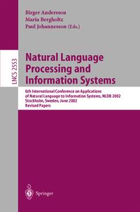 Produktbild: Natural Language Processing and Information Systems