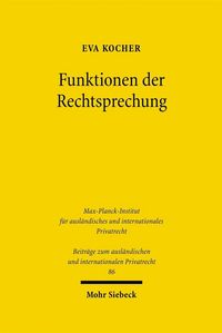 Produktbild: Funktionen der Rechtsprechung