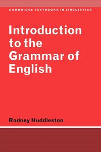 Produktbild: Huddleston, R: Introduction to the Grammar of English