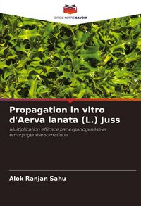 Produktbild: Propagation in vitro d'Aerva lanata (L.) Juss