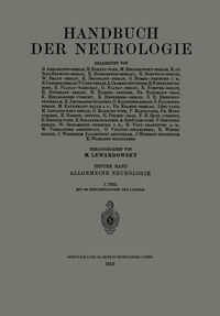 Produktbild: Handbuch der Neurologie