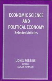 Produktbild: Economic Science and Political Economy