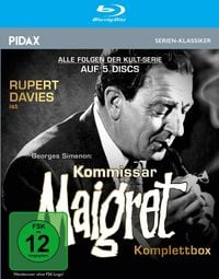 Produktbild: Kommissar Maigret - Komplettbox - Komplettbox / Die komplette Kult-Serie mit Rupert Davis in brillanter HD-Qualit&auml;t (Pidax Serien-Klassiker) [5 BRs]