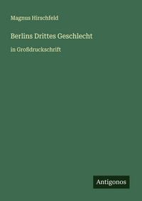 Produktbild: Berlins Drittes Geschlecht
