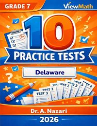 Produktbild: 10 Delaware DeSSA Grade 7 Math Practice Tests