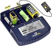 Produktbild: AccuPower IQ338XL Rundzellen-Ladeger&auml;t NiCd, NiMH, LiIon 10340, 10350, 10440, 10500, 12500, 12650, 13500, 13650, 14500, 14650