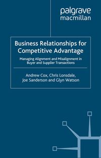Produktbild: Business Relationships for Competitive Advantage