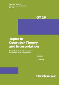 Produktbild: Topics in Operator Theory and Interpolation