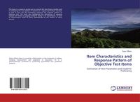 Produktbild: Item Characteristics and Response Pattern of Objective Test Items