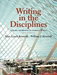 Produktbild: Writing in the Disciplines: A Reader and Rhetoric Academic for Writers