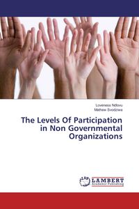 Produktbild: The Levels Of Participation in Non Governmental Organizations