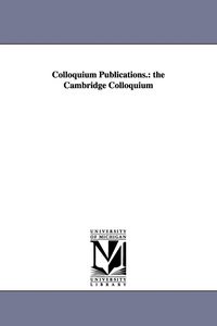 Produktbild: Colloquium Publications.