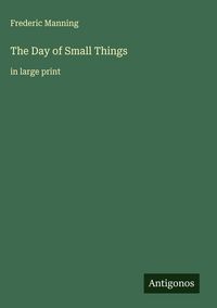 Produktbild: The Day of Small Things