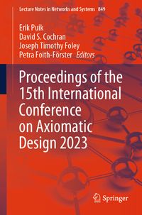 Produktbild: Proceedings of the 15th International Conference on Axiomatic Design 2023