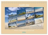 Produktbild: Amrum, inspirierende Landschaft (Tischkalender 2026 DIN A5 quer), CALVENDO Monatskalender