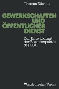 Produktbild: Gewerkschaften und &ouml;ffentlicher Dienst