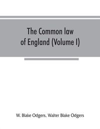 Produktbild: The common law of England (Volume I)