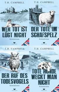 Produktbild: Sara-Rattlebag-Krimi-Sammelband: Wer tot ist lügt nicht, Der Tote im Schafspelz, Der Ruf des Todesvogels, Tote Hunde weckt man nicht