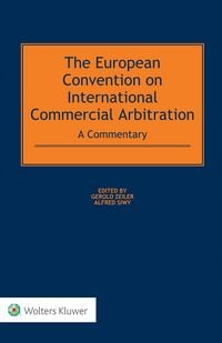 Produktbild: European Convention on International Commercial Arbitration