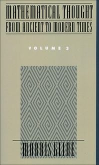 Produktbild: Mathematical Thought From Ancient to Modern Times, Volume 3