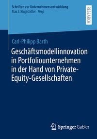 Produktbild: Gesch&auml;ftsmodellinnovation in Portfoliounternehmen in der Hand von Private-Equity-Gesellschaften