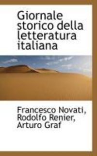 Produktbild: Giornale Storico Della Letteratura Italiana