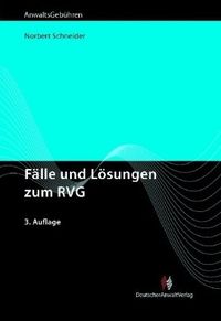 Produktbild: F&auml;lle und L&ouml;sungen zum RVG
