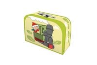 Produktbild: Tr&ouml;tsch Kinderkoffer "Sandmann" Lokomotive medium, Pappkoffer, Koffer aus Pappe, Geschenk Verpackung, Gutschein Verpackung,Spielkoffer, Metallgriff und Metallhenkel, Reisekoffer Kinder