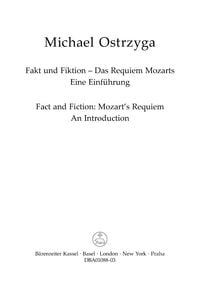 Produktbild: Fakt und Fiktion - Das Requiem Mozarts