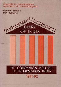 Produktbild: Development/Digression Diary of India: 3D Companion Volume to Information India (1991-92) (Concepts in Communication Informatics and Librarianship-46)