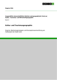 Produktbild: Kultur- und Tourismusgeographie