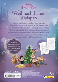 Disney Prinzessin: Weihnachtlicher Malspaß