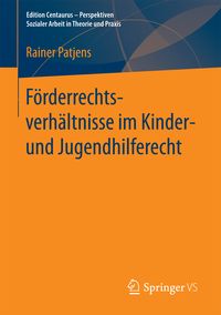 Produktbild: F&ouml;rderrechtsverh&auml;ltnisse im Kinder- und Jugendhilferecht
