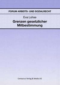 Produktbild: Grenzen gesetzlicher Mitbestimmung