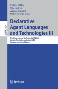 Produktbild: Declarative Agent Languages and Technologies III