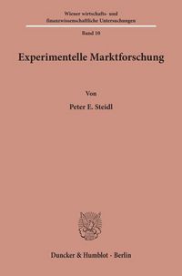 Produktbild: Experimentelle Marktforschung.