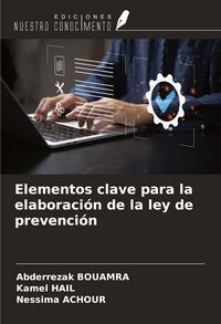 Produktbild: Elementos clave para la elaboración de la ley de prevención