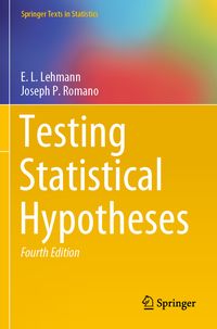 Produktbild: Testing Statistical Hypotheses