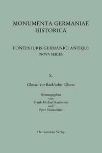 Produktbild: Glossar zur Buch&rsquo;schen Glosse
