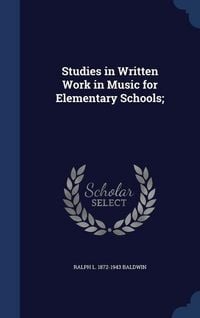Produktbild: Studies in Written Work in Music for Elementary Schools;