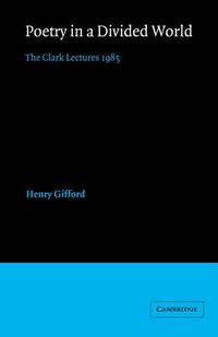 Produktbild: Poetry in a Divided World