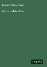 Produktbild: Luther und das Recht